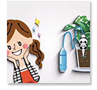 水やり当番パンダちゃん